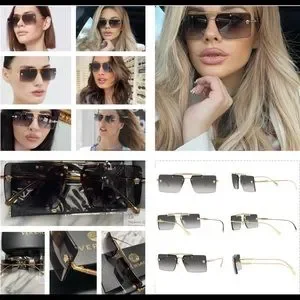 Versace | Accessories | Versace Contemporary Rimless Gold 